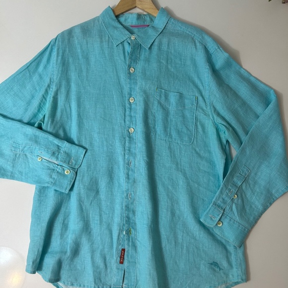 Tommy Bahama Linen shirt XL - Picture 1 of 4